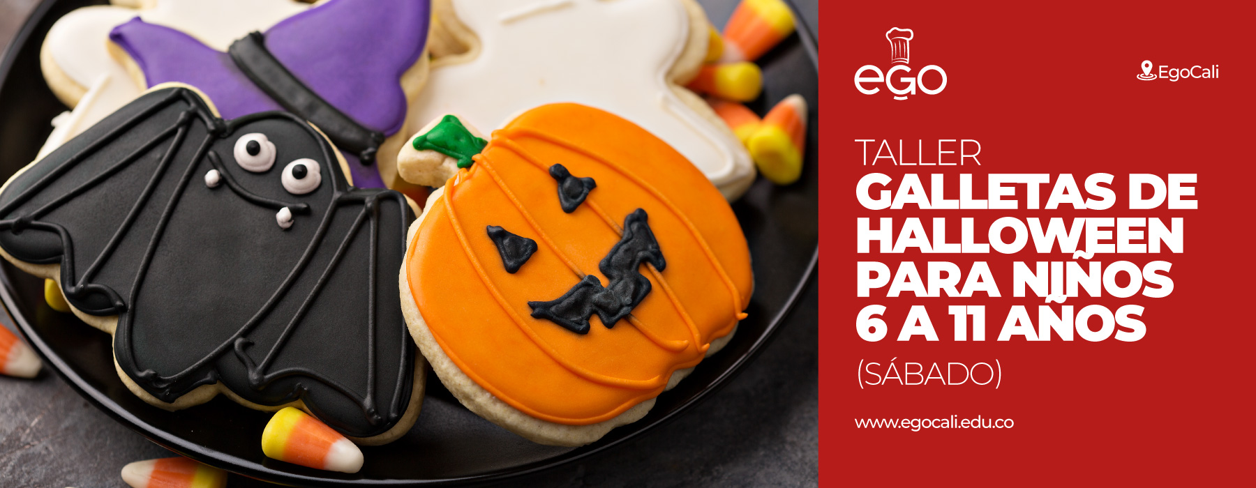 Taller Galletas Halloween (Sábado)